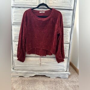 Project social, cropped sweater.